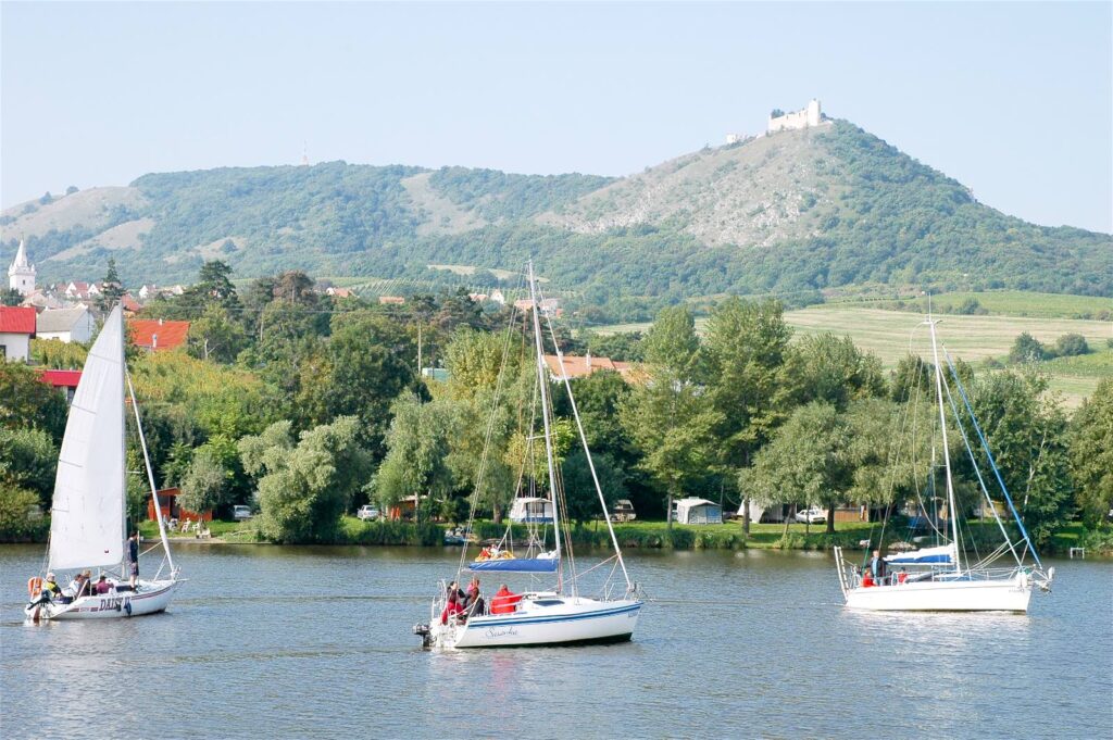 Yachting regatta in Southern Moravia, Pálava
