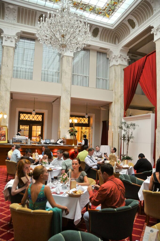Dinner in Grand Hotel Pupp, Karlovy Vary