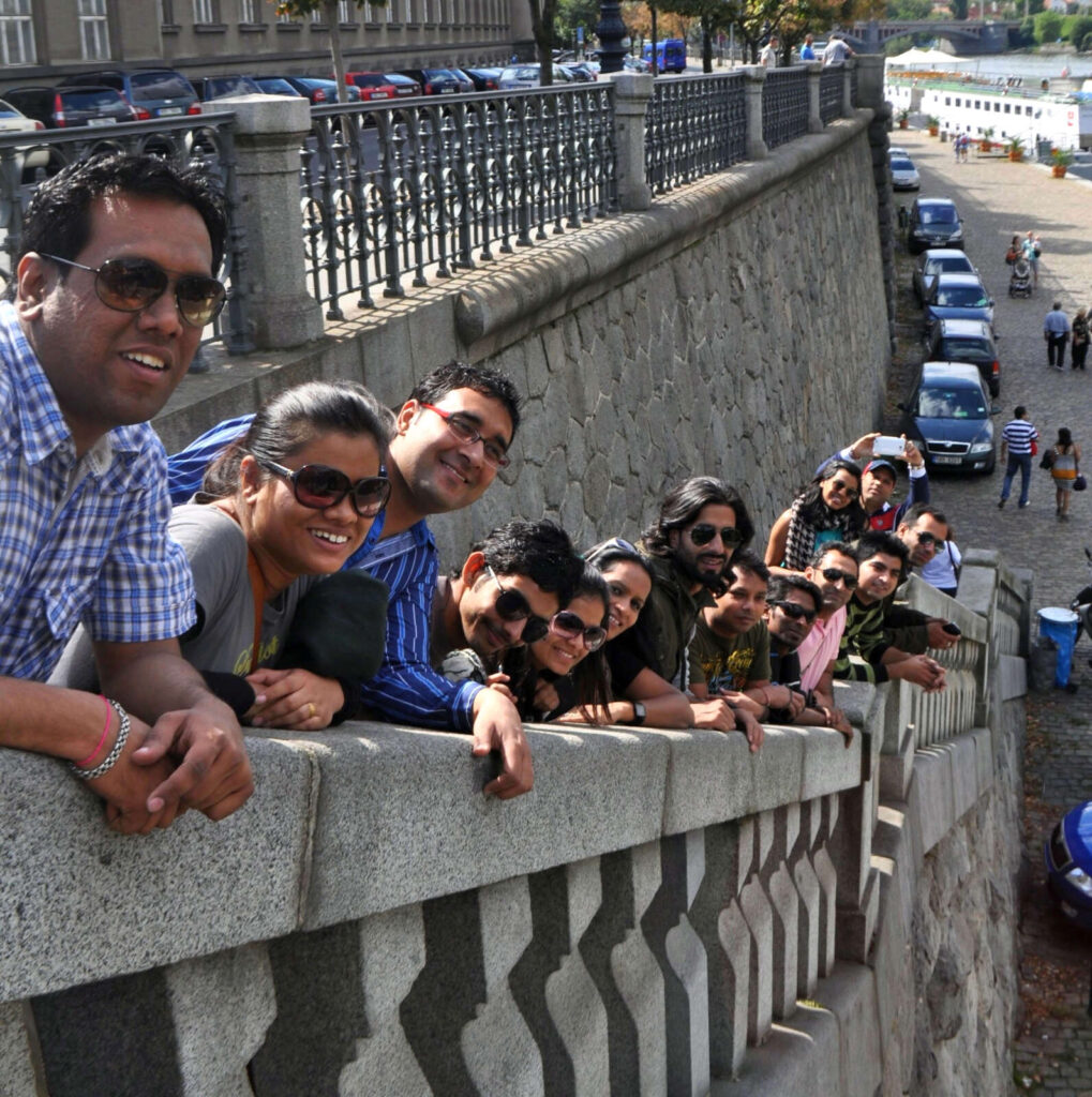 Group picture after Prague city tour