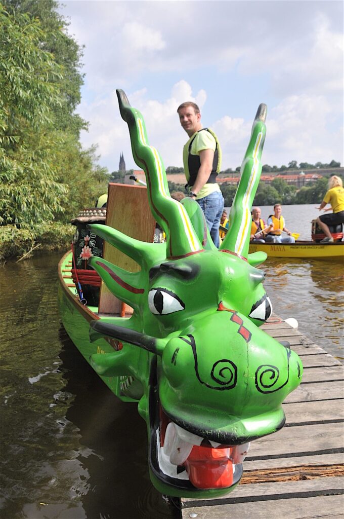 Head of the dragon boat, Czech Republic
