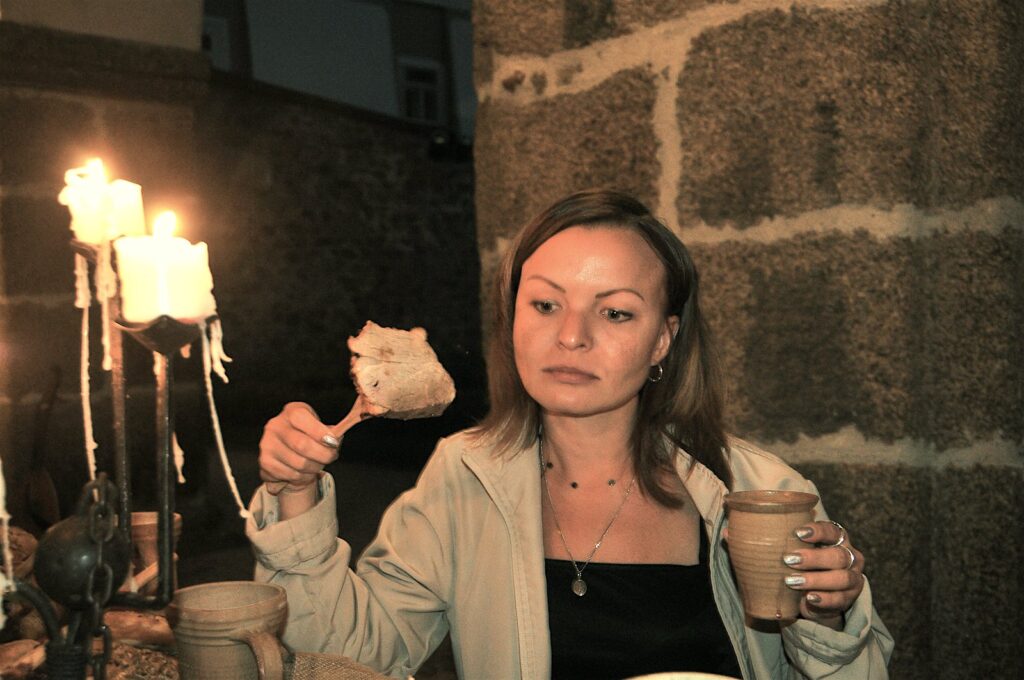 Medieval dinner on Becov Castle, Czech Republic