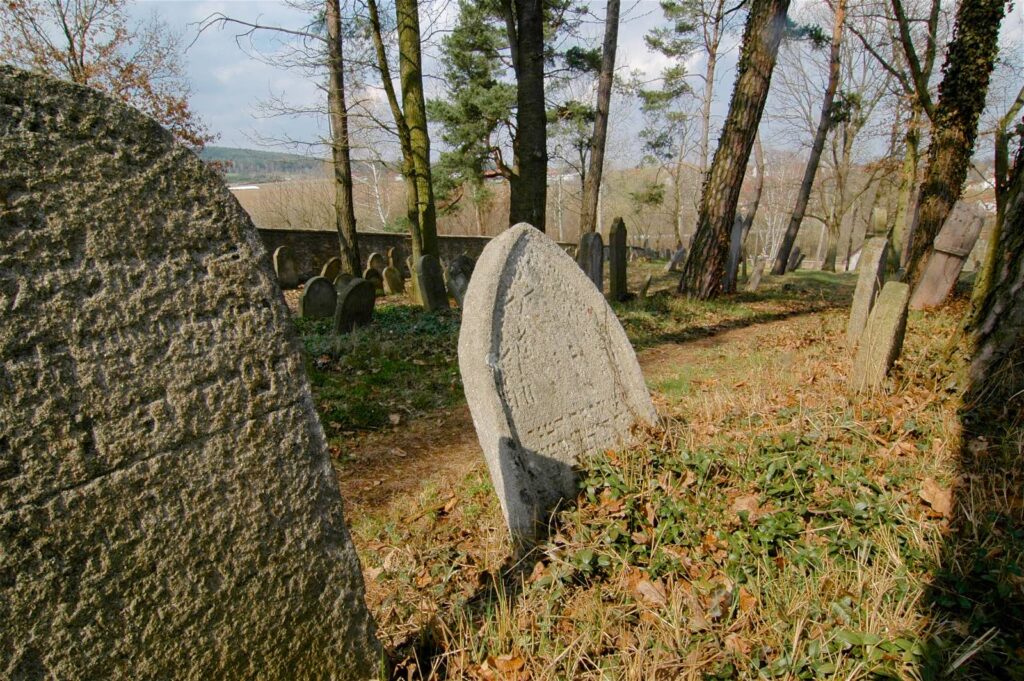 Jewish cemetery in the Czech countryside