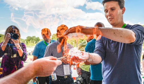 Scientific workshop - bubble show