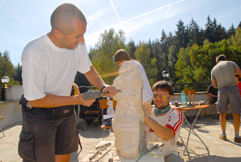 Sculpture making workshop, Czech Republic